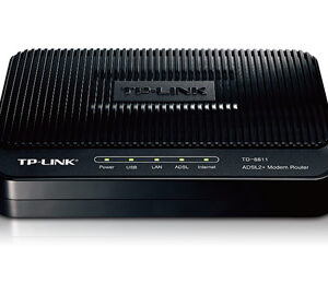 TP-Link TD-8810 router inalámbrico Ethernet rápido Negro, Blanco