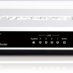 TP-Link TL-R402M router Ethernet rápido Negro, Plata