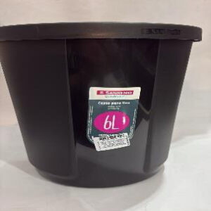 Basurero Negro 6LTS