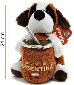 Perro San Bernardo con Mate 21CM