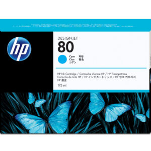 HP Cartouche d'encre cyan 80 175-ml cabeza de impresora Inyección de tinta térmica