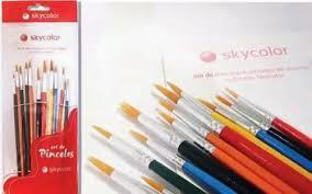 Set Pinceles Skycolor