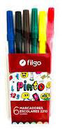 Marcadores Filgo x6
