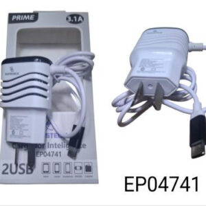 Cargador Tipo C - 3.1 Amp - 2 Entradas USB "sunstech"