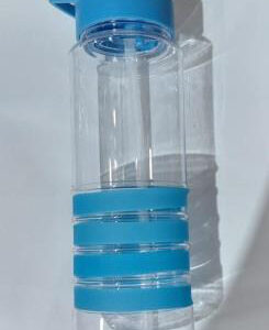 Botella Plástica C/sorbete 3COL 800ML