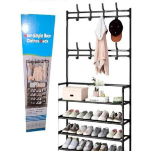Perchero Organizador/ Zapatero 4 Estantes . DIMENSIONES:80CM Ancho X 172 CM Alto X 26 de Profundidad
