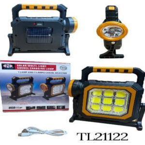 Linterna Portátil Carga Solar y USB 13.5*13CM