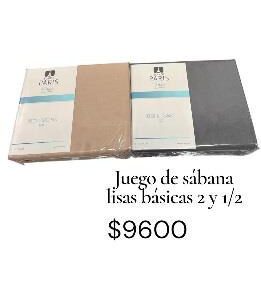 Juegos de Sabanas Lisas Básicas 2 1/2