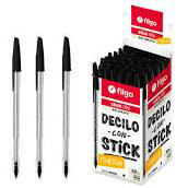 Bolígrafo Stick Negro