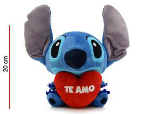 Stitch Sentado con Corazón 20 CM