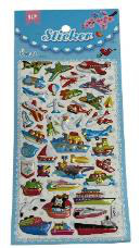 Sticker S Surtidos con Relieve Pack x12