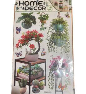 Stickers Grandes Pack x10 - Tematica Plantas