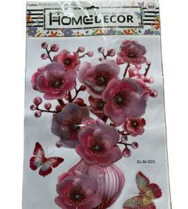 Stickers Grandes Pack x10 - Tematica Flores