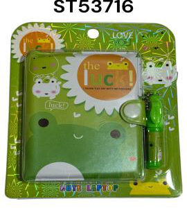 Agenda Infantil con Lapicera en Blister 10*8 CM