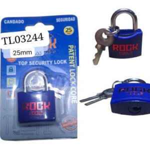 Candado Rock Tools 25MM en Blister