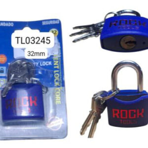 Candado Rock Tools 32MM en Blister