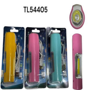 Linterna en Blister Carga USB 11CM 50G