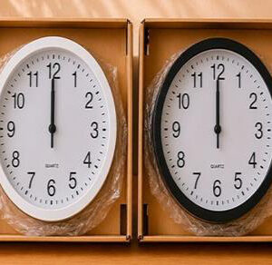 Reloj de Pared Eco 19CM 2 Colores a Pila